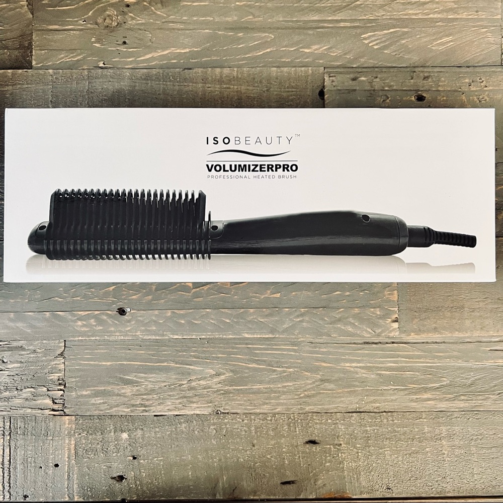ISO BEAUTY VOLUMIZERPRO PROFESSIONAL HEATED BRUSH BLACK